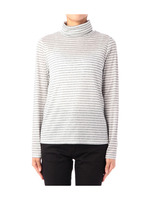 ショートタートルストレッチカットソー/ホワイト(301)