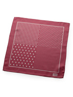 ジャガード・ドットチーフ/ワインレッド(463)