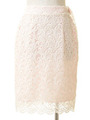 スカラップレースタイトスカート/GR
