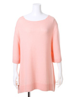 バックリボンニットワンピース/ORG