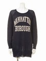MANHATTANニットワンピース/ネイビー
