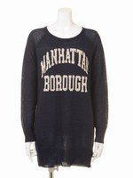 MANHATTANニットワンピース/ネイビー