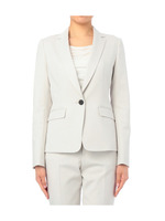 [L]ワンボタンソフトジャケット/グレー系(012)