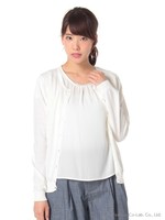 ・シフォンプルオーバーアンサンブル/Light Gray Mixture