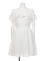 オフショルコットンOP/パープル