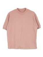 シンプルラウンドネックTシャツ/ピンク