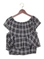 【ヒルナンデスご紹介商品】フリルJZ/TOPS/オフホワイト