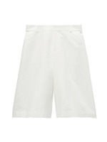 前後プリーツスカートパンツ/ホワイト(003)