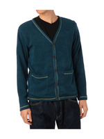 配色ステッチカーディガン/ピンク系(072)