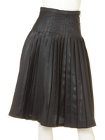 【MODE】シャイニープリーツSK/ブラック