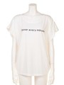 ゆる袖ロゴｔｅｅ/イエロー