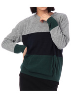 カラーブロッキングカットソー/グレー系(513)