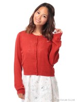 ベーシックカーデ/カーキ