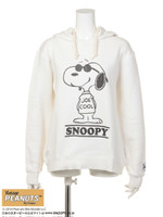 【X-girl × SNOOPY】SNOOPY SWEAT PULLOVER/ORANGE