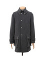 ヘリンボーンパイル コート/チャコールグレー(214)