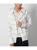 ボーダージップパーカ/ホワイト(301)