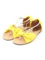 B フラットジュウトサンダル/YELLOW