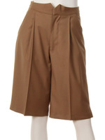 [Salon de Balcony]ギャバジンショートパンツ/WHT