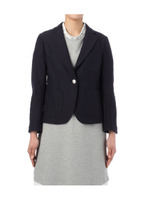 ショート丈テーラードジャケット/ホワイト(001)