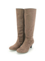 シングルロングブーツ/ベージュ系(052)