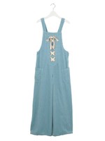 スピンドルガウチョサロペ/ブルー