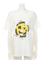デッドポラロイドビッグTシャツ/オフ