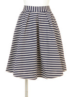 ボーダースカート/NAVY