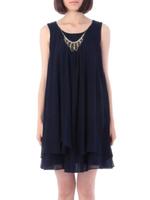 Dorry Doll 2WAYビジューAラインワンピース/ワインレッド(063)