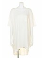 【Casual】スリットカットチュニックTee/オフホワイト