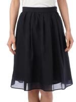 オーガンジーフレアスカート/イエロー系(030)