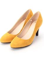 カラーヒールパンプス/ブラック(019)