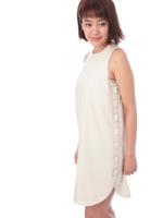 サイドレースアップワンピース/ブラック(019)