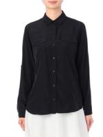 ダブルポケットロールアップシャツ/ネイビー(093)