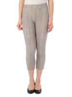 デニムプリントクロップドパンツ/グレー系(012)