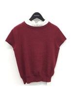 ネックレイヤードプルオーバー/ネイビー