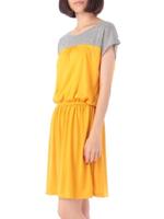 バイカラーブラウジングワンピース/イエロー(532)