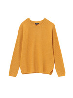 ホールガーメントクルーネックニット/マスタード(033)