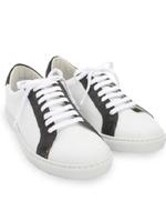 レザースニーカー/ホワイト(002)