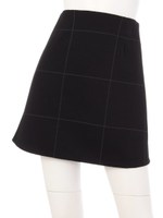 PIN GRAPH CHECK TRAPEZE SK/ブラック