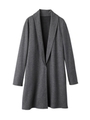 [L]ダブルフェイスガウンコート/グレー系(912)