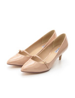 【PURE SOEUR】ポインテッドメリージェーンパンプス/ベージュエナメル
