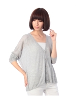 クールミストニットカーディガン/オフホワイト(003)