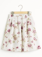 バラ柄タックスカパン/ピンク柄