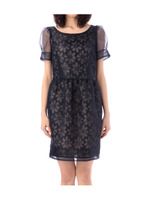 フラワーレースオーガンジーワンピース/ピンク(072)