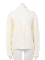 【CASUAL】ルーズニットタートルPO/グレー