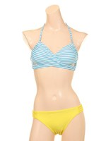 【Dazzlin'】ボーダークロスビキニ/ターコイズ