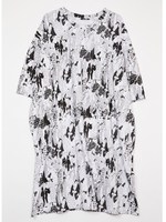 【IKUMI×ALISA】UKIYOE PRINT BIG T/ホワイト