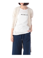 麻×レーヨン 杢ロングニットカーディガン/グリーン(022)