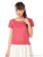 【Cherite by PRIME PATTERN】バッスケット編みP/O/シロ