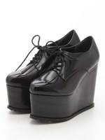 アンバープラットフォームシューズ/ボルドー